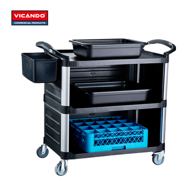 Vicando Utility cart with side panel UC02